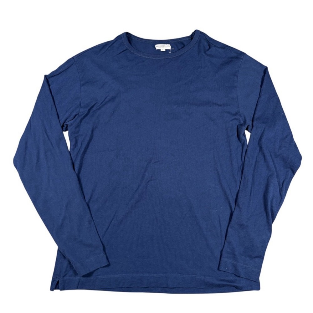 Knickerbocker NYC Shirt Pullover Crewneck Navy Basic Essential Mens Sz S Blue